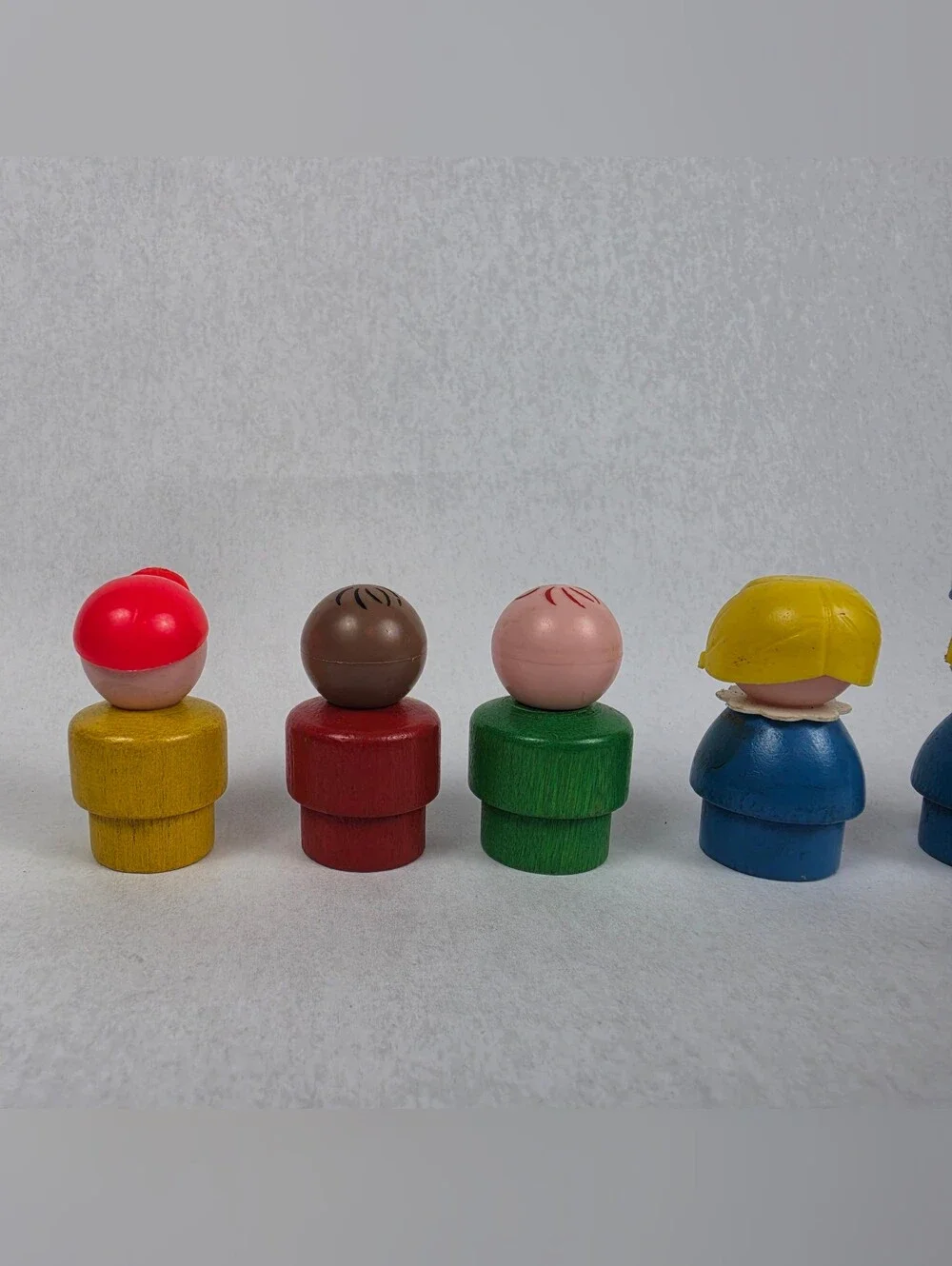 Vintage Fisher Price Little People Wooden Figurines